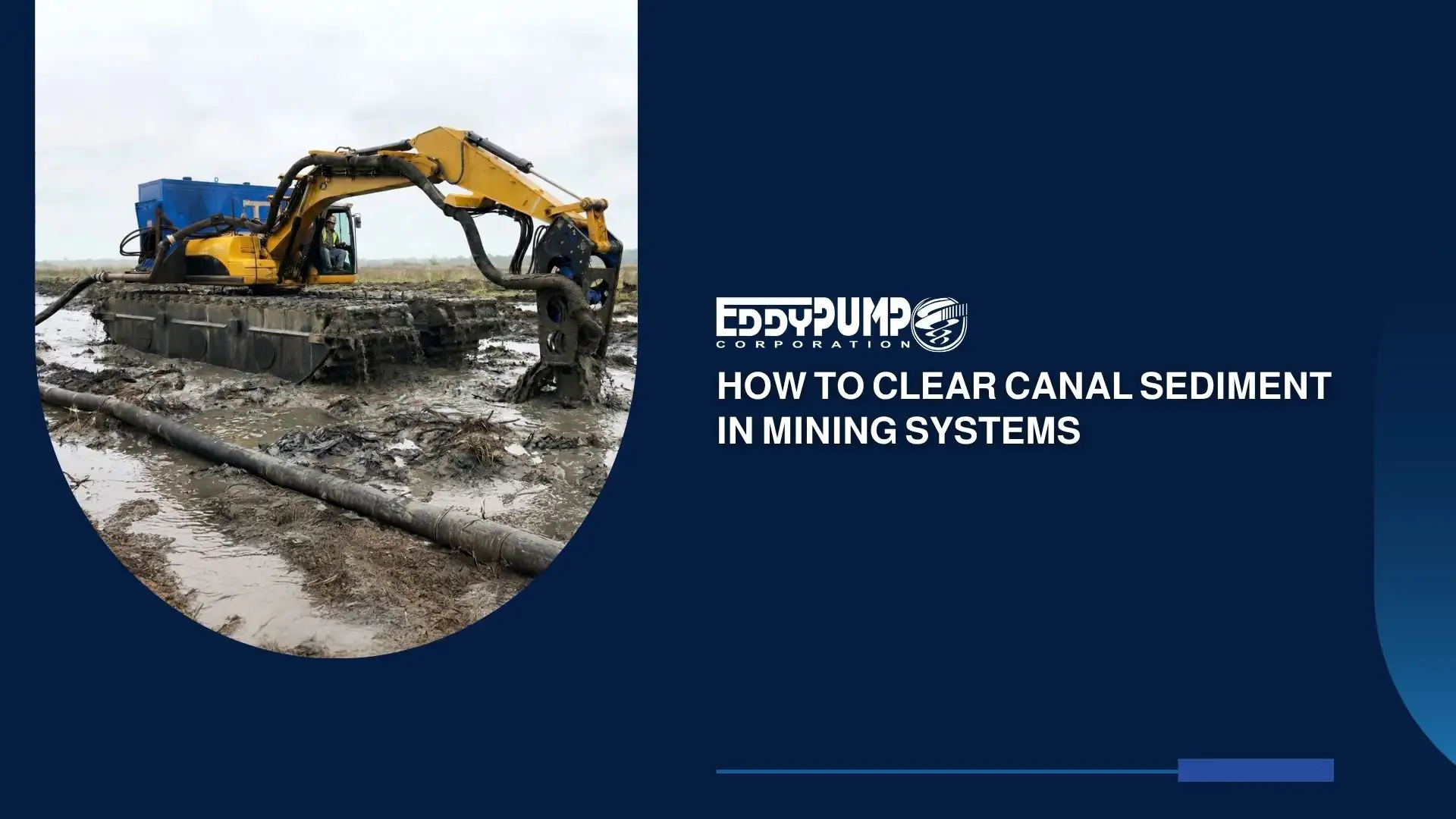 Mine Drainage Canal Sediment Removal | EDDY Pump