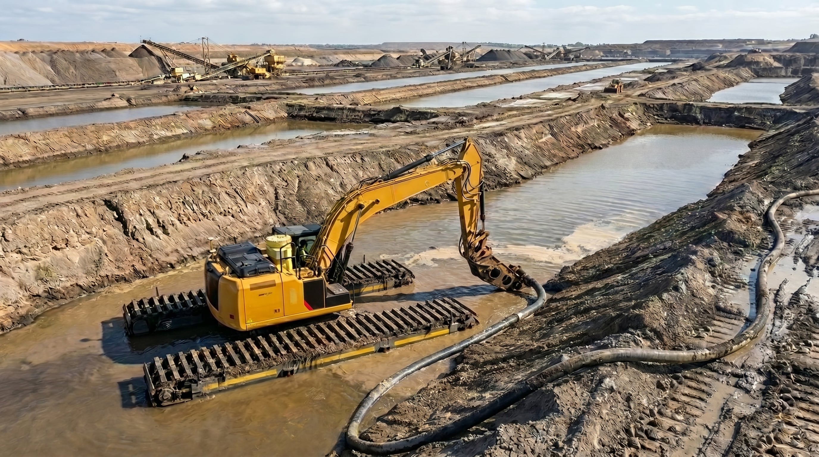 Mining Canal Dredging with Less Downtime | EDDY Pump